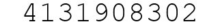 Number 4131908302.