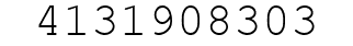 Number 4131908303.