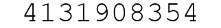 Number 4131908354.