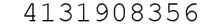 Number 4131908356.