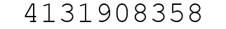 Number 4131908358.