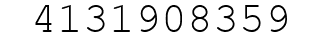 Number 4131908359.