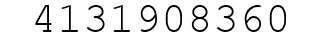 Number 4131908360.