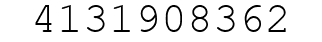 Number 4131908362.