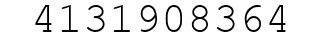Number 4131908364.
