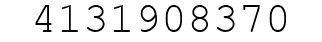 Number 4131908370.