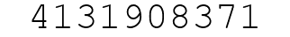 Number 4131908371.