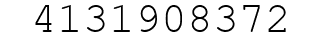 Number 4131908372.