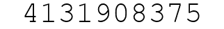 Number 4131908375.