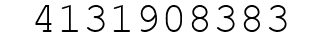Number 4131908383.