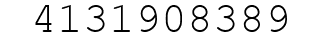 Number 4131908389.
