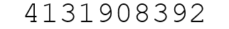 Number 4131908392.
