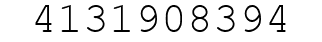 Number 4131908394.