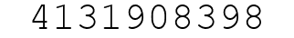 Number 4131908398.