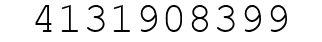 Number 4131908399.