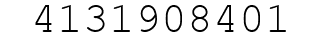 Number 4131908401.