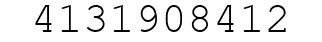 Number 4131908412.