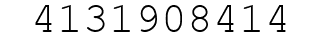 Number 4131908414.