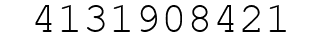 Number 4131908421.