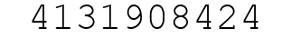 Number 4131908424.