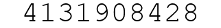 Number 4131908428.