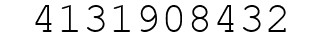 Number 4131908432.