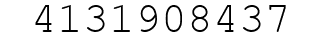 Number 4131908437.