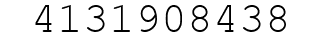 Number 4131908438.