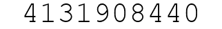 Number 4131908440.