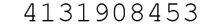 Number 4131908453.