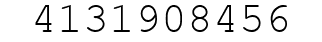 Number 4131908456.