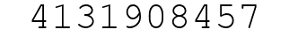 Number 4131908457.