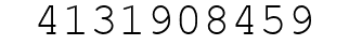 Number 4131908459.