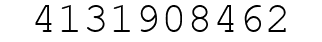 Number 4131908462.