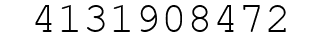Number 4131908472.