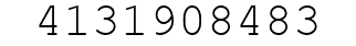 Number 4131908483.