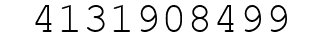 Number 4131908499.