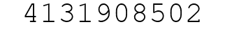 Number 4131908502.