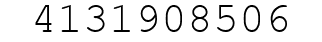 Number 4131908506.