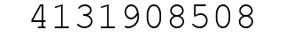 Number 4131908508.