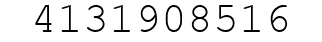 Number 4131908516.