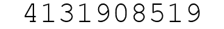 Number 4131908519.