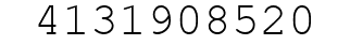 Number 4131908520.