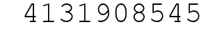 Number 4131908545.