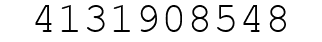 Number 4131908548.