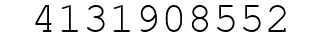 Number 4131908552.