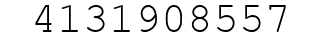 Number 4131908557.