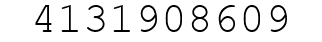 Number 4131908609.
