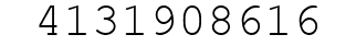Number 4131908616.