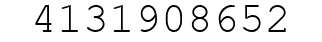 Number 4131908652.
